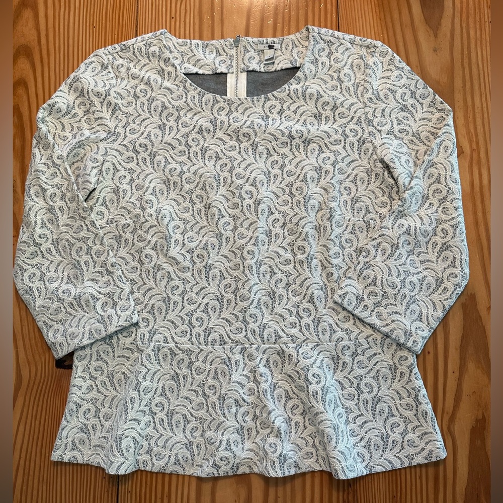 J.CREW PEPLUM SIZE SMALL TOP